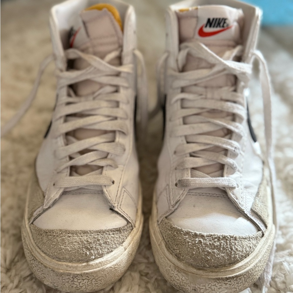 Nike White High-Top Sneakers